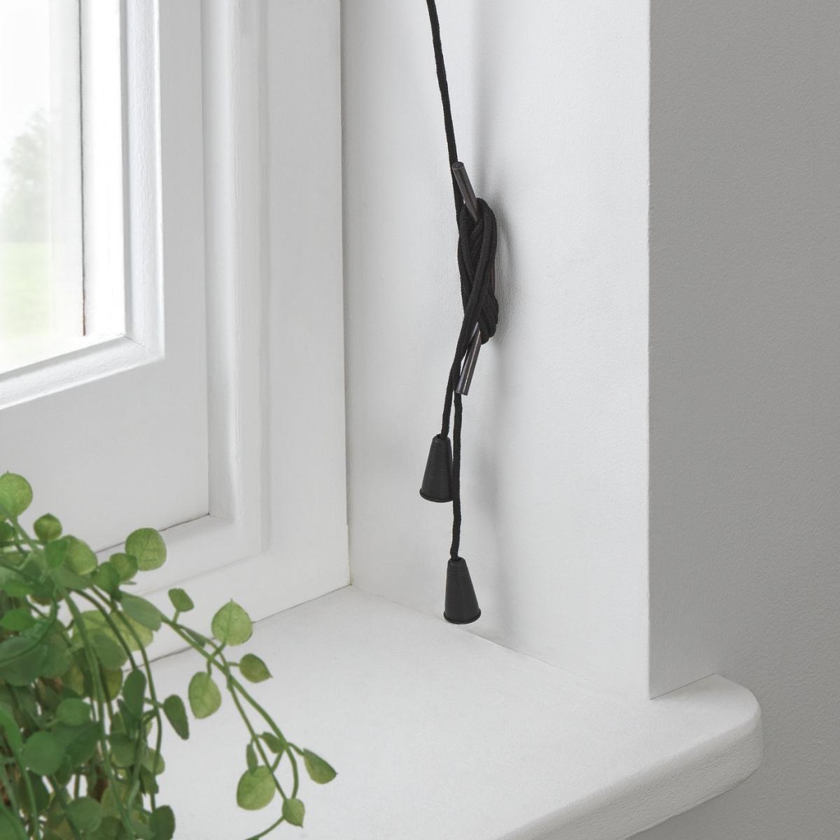Habitat Bamboo Roller Blind - Black - 6ft – image 5