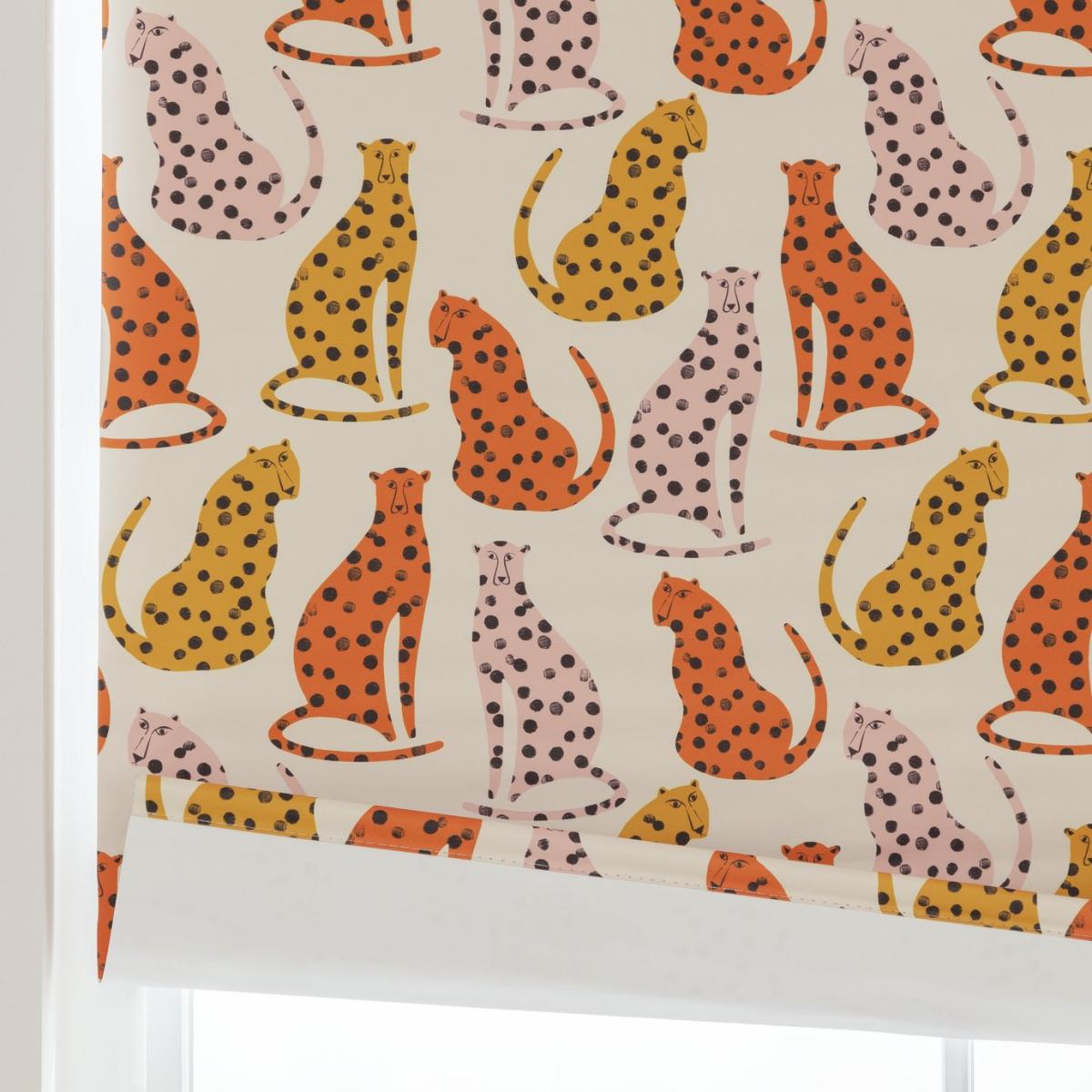 Habitat Cheetah Blackout Roller Blind - Orange - 3ft – image 4