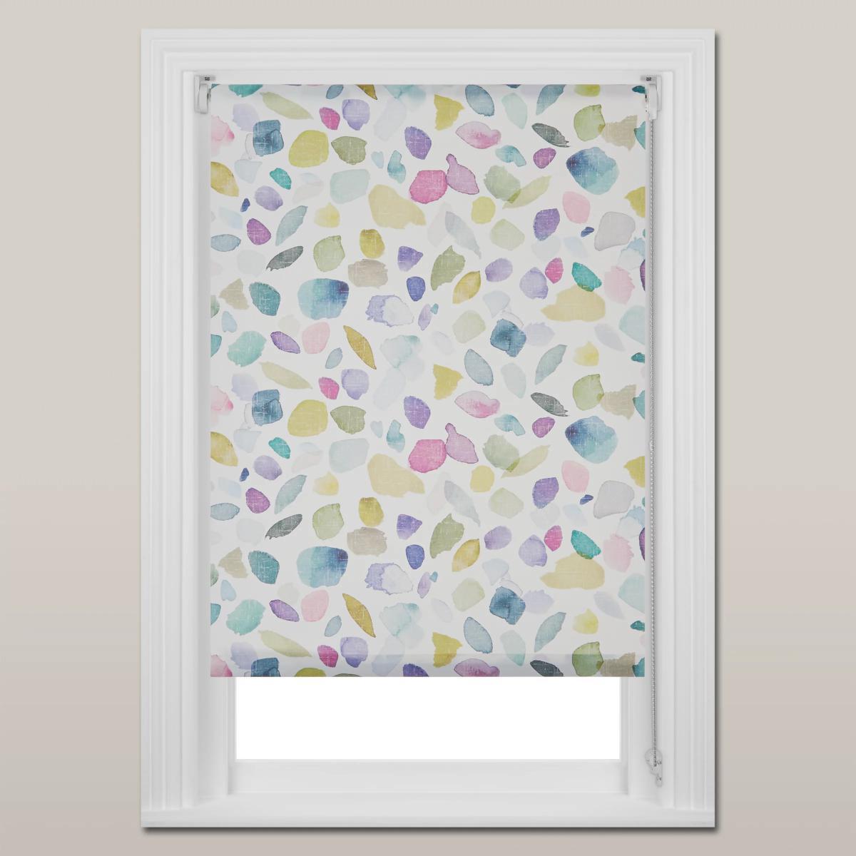 bluebellgray Mosaic Roller Blind – image 1