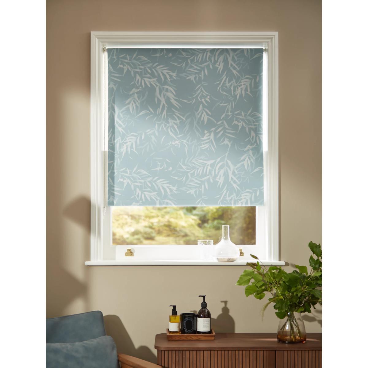 John Lewis & Partners Karri Blackout Roller Blind, Duck Egg – image 2