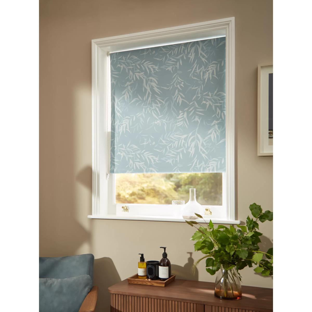 John Lewis & Partners Karri Blackout Roller Blind, Duck Egg – image 3