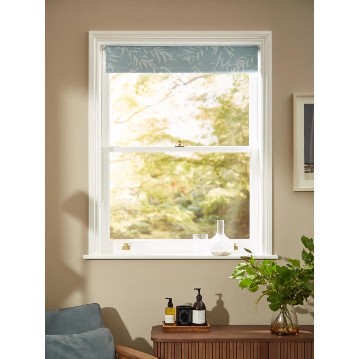 John Lewis & Partners Karri Blackout Roller Blind, Duck Egg – image 4