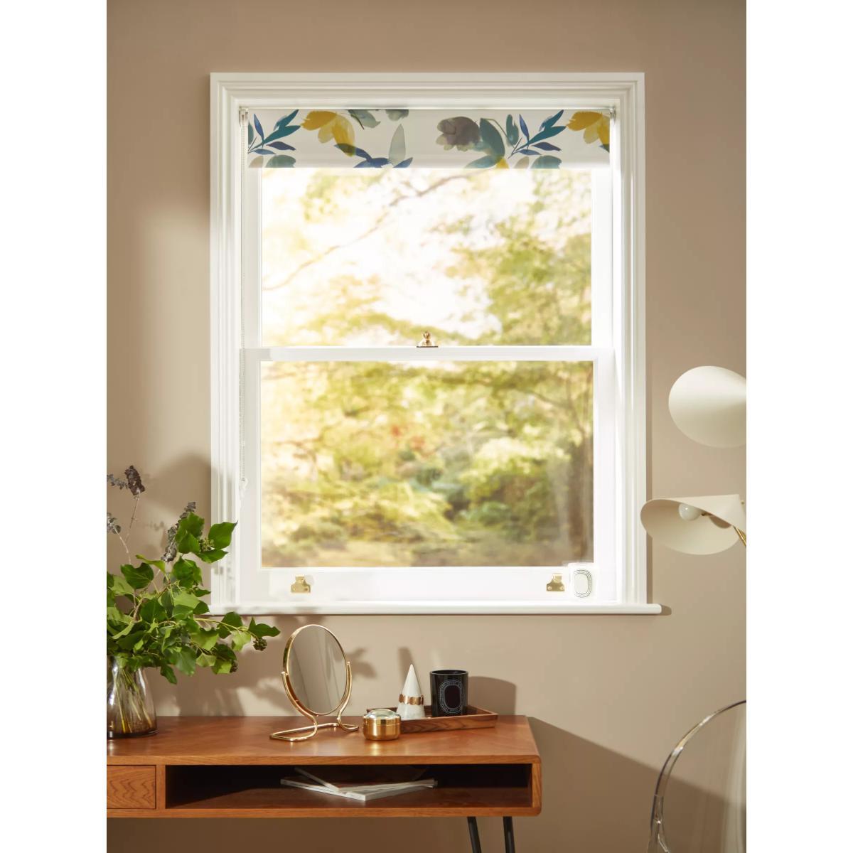 John Lewis & Partners Lenton Rose Blackout Roller Blind, Citrine – image 4