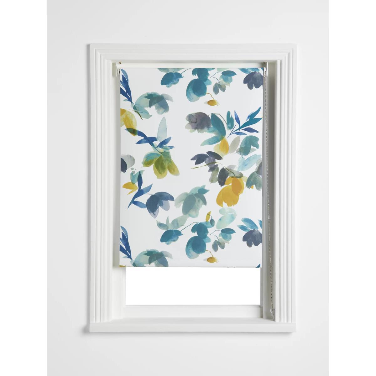 John Lewis & Partners Lenton Rose Blackout Roller Blind, Citrine – image 1