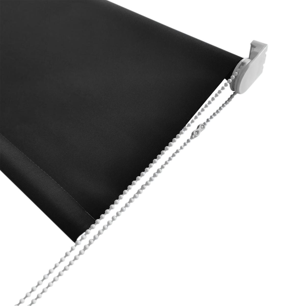 Plain Blackout Roller Blinds - Black / 180cm – image 2