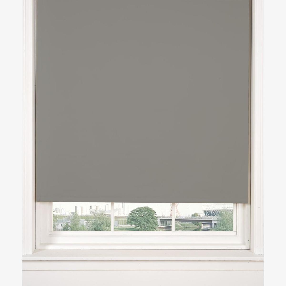 Plain Blackout Rollerblind - Grey