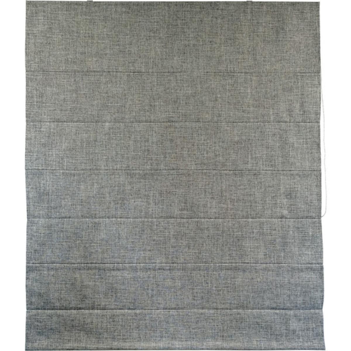 Roman Linen Blackout Blind - Light Grey – image 1