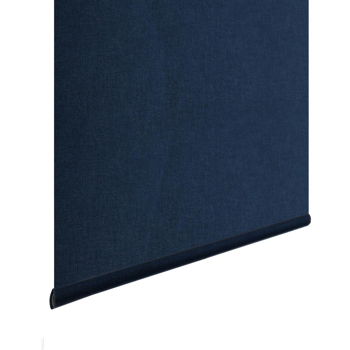 Textured Blackout Roller Blind - Blue / 180cm – image 4