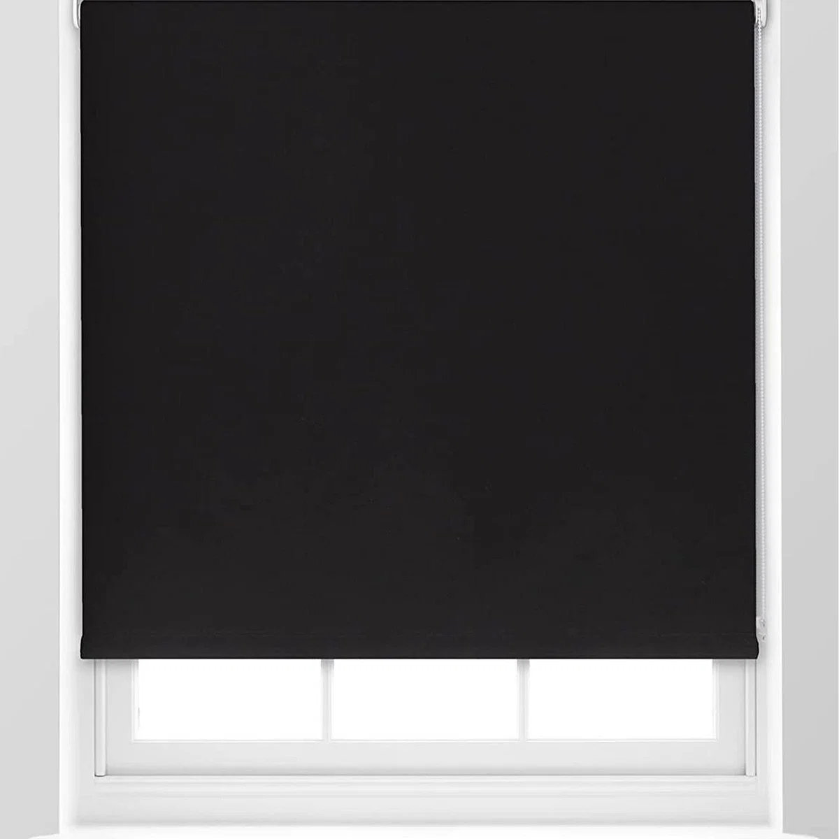 Premium Trimmable Thermal Blackout Roller Window Blind - Black – image 1