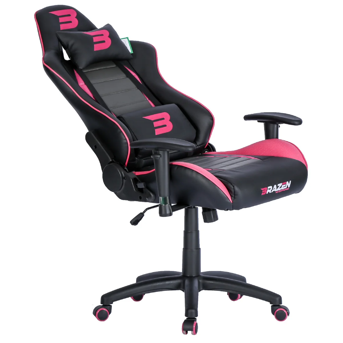 BraZen Stag 2.1 Bluetooth Surround Sound Gaming Chair - White – image 19
