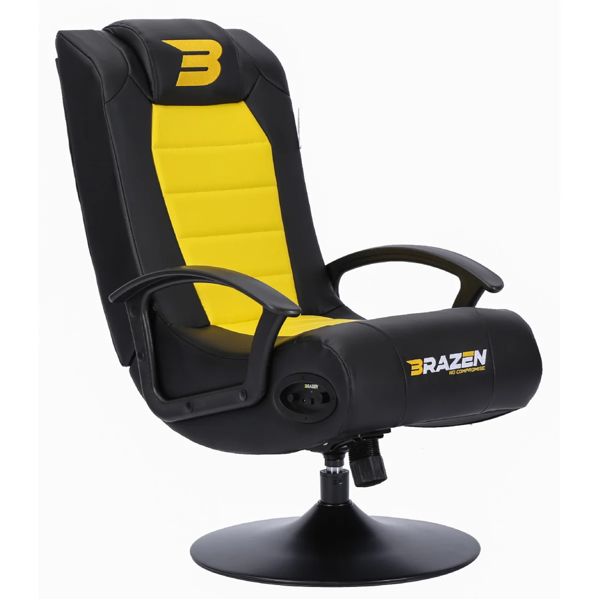 BraZen Stag 2.1 Bluetooth Surround Sound Gaming Chair - White – image 9