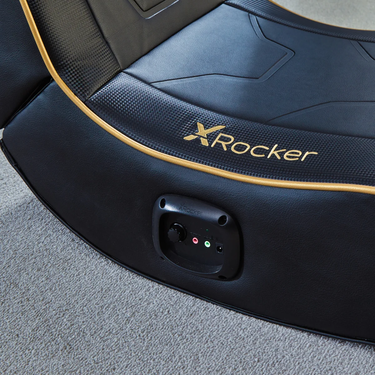 X Rocker Shadow 2.0 Audio- Gold Leaf Gaming Chair - Gold/Black – image 4