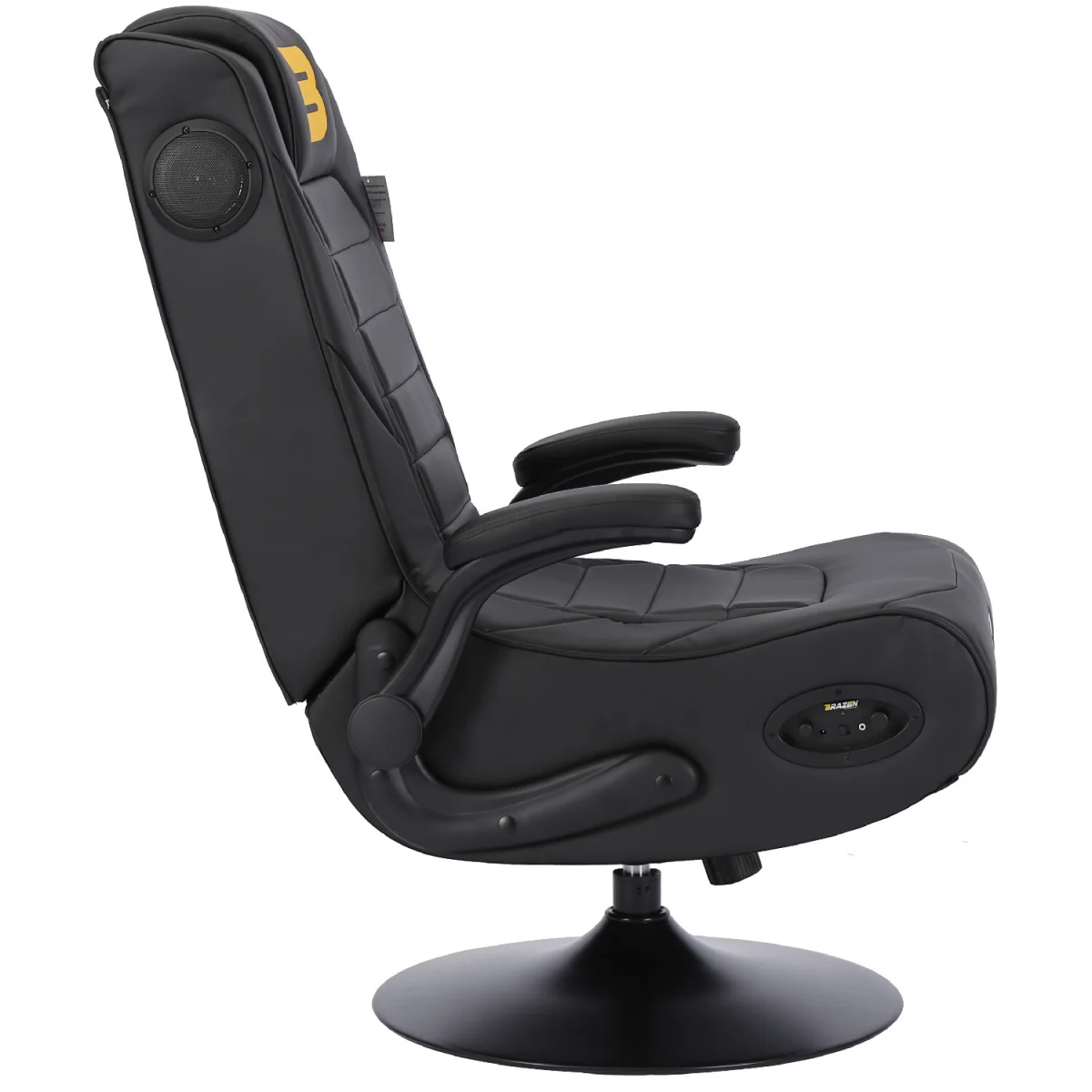 BraZen Serpent 2.1 Bluetooth Surround Sound Gaming Chair - Black – image 3