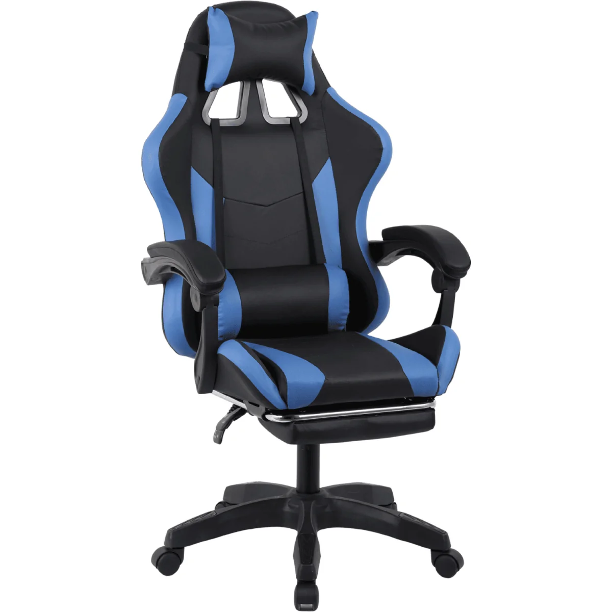 Neuro Adjustable PVC Gaming Chair with Pull-out Legrest - Pink & White / FabricFoamMetalNylonPolypropyleneSteelPVC – image 15