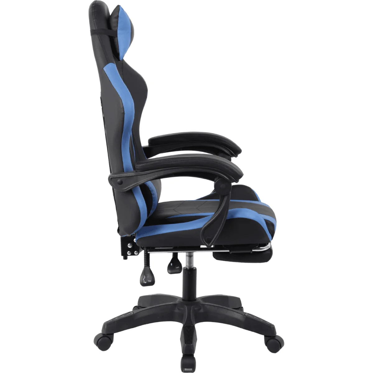Neuro Adjustable PVC Gaming Chair with Pull-out Legrest - Pink & White / FabricFoamMetalNylonPolypropyleneSteelPVC – image 16