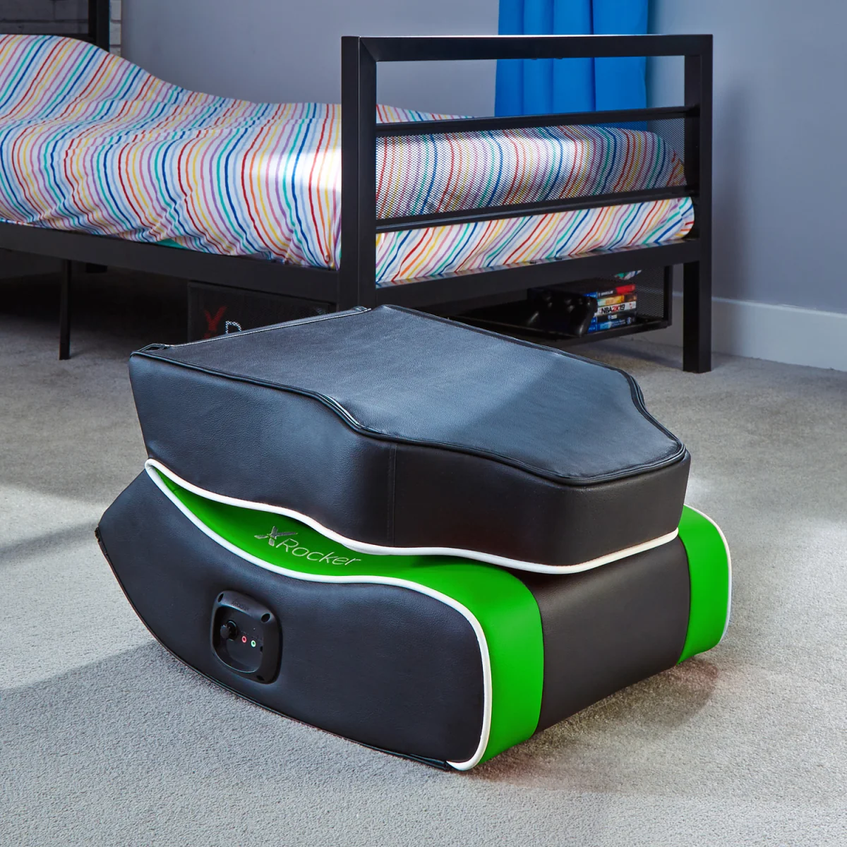 X Rocker Shadow 2.0 Gaming Chair - Green/Grey – image 7