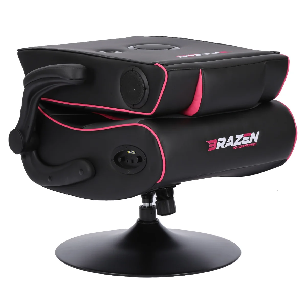BraZen Serpent 2.1 Bluetooth Surround Sound Gaming Chair - Pink – image 3