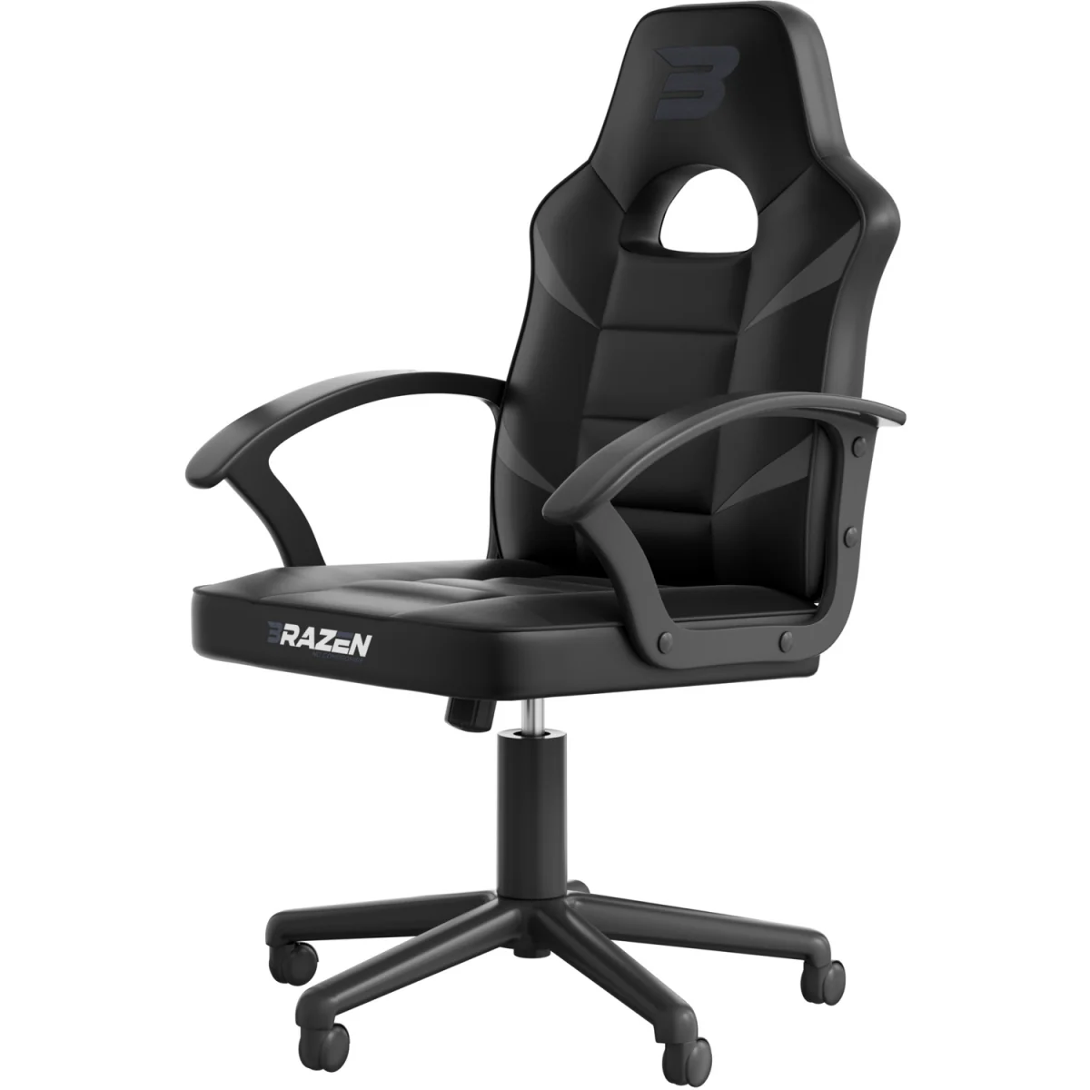 BraZen Valor Mid Back PC Gaming Chair - Black / 97cm – image 7