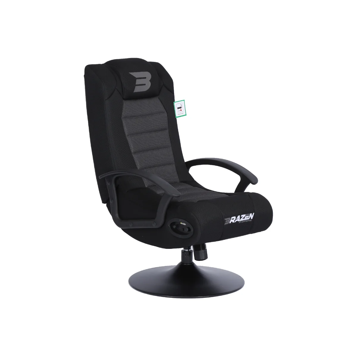 BraZen Stag 2.1 Bluetooth Surround Sound Gaming Chair - Grey – image 1