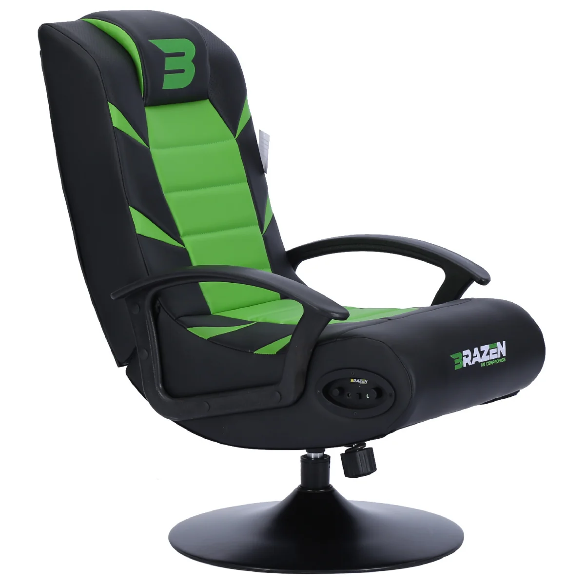 BraZen Pride 2.1 Bluetooth Surround Sound Gaming Chair - Blue – image 16