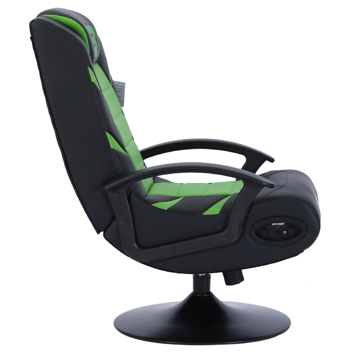BraZen Pride 2.1 Bluetooth Surround Sound Gaming Chair - Blue – image 17