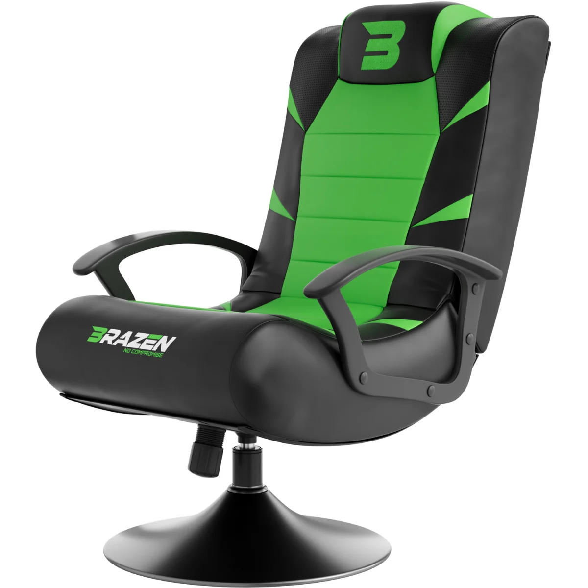 BraZen Pride 2.1 Bluetooth Surround Sound Gaming Chair - Blue – image 21