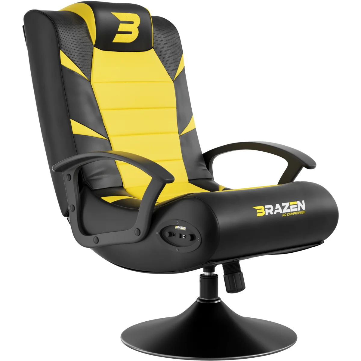 BraZen Pride 2.1 Bluetooth Surround Sound Gaming Chair - Blue – image 28