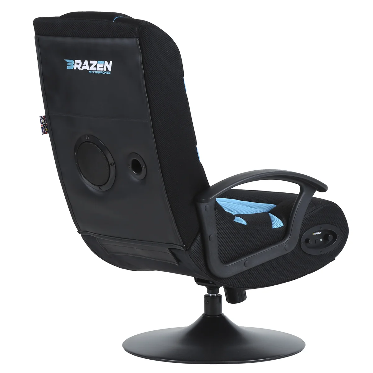 BraZen Pride 2.1 Bluetooth Surround Sound Gaming Chair - Blue – image 4
