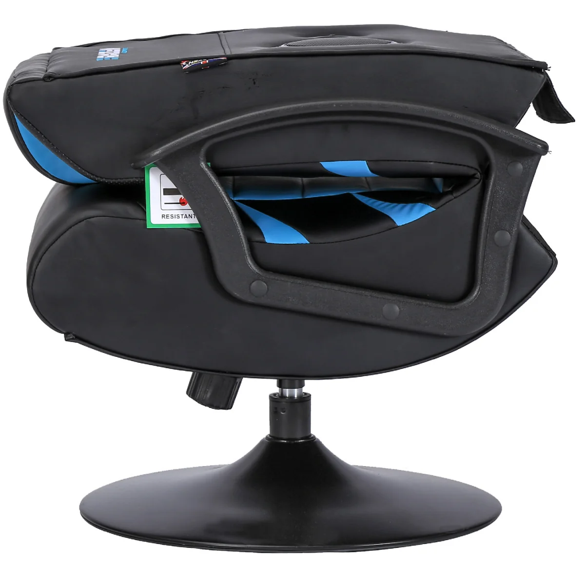 BraZen Pride 2.1 Bluetooth Surround Sound Gaming Chair - Blue – image 9