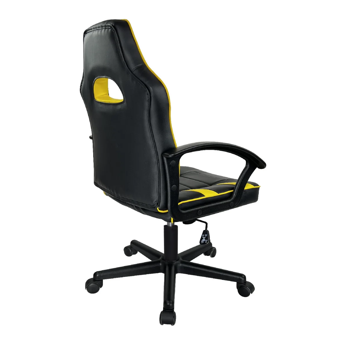 BraZen Valor Mid Back PC Gaming Chair - Yellow / 97 - 107 cm – image 4
