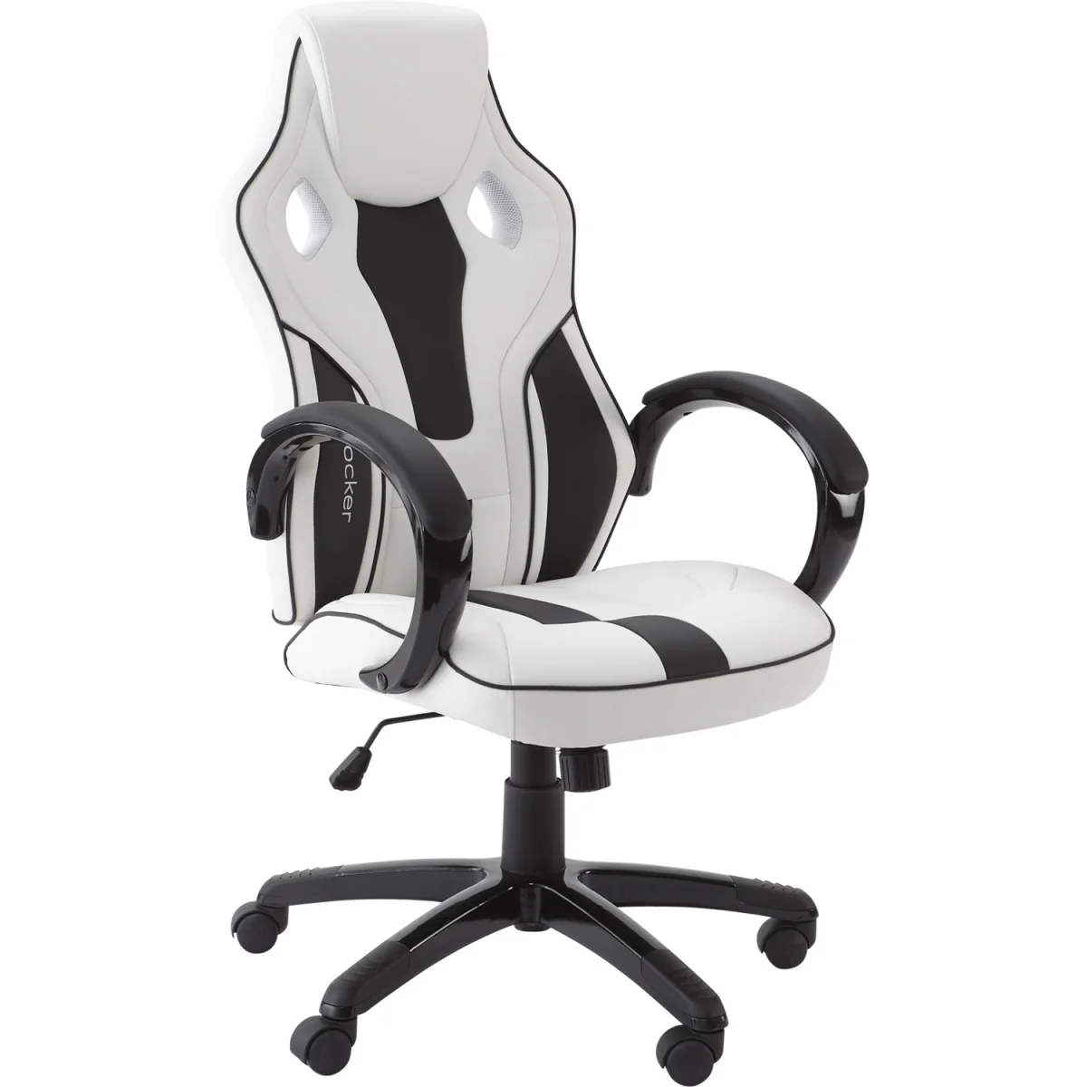 X Rocker Maverick Office Gaming Chair - White/Black – image 2