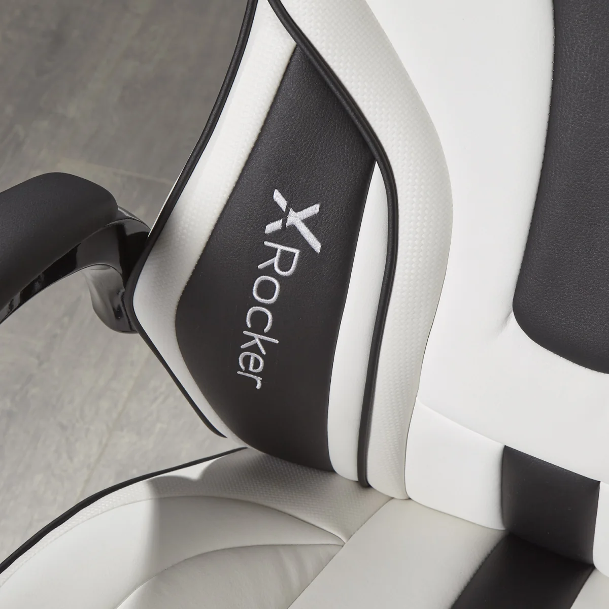 X Rocker Maverick Office Gaming Chair - White/Black – image 5