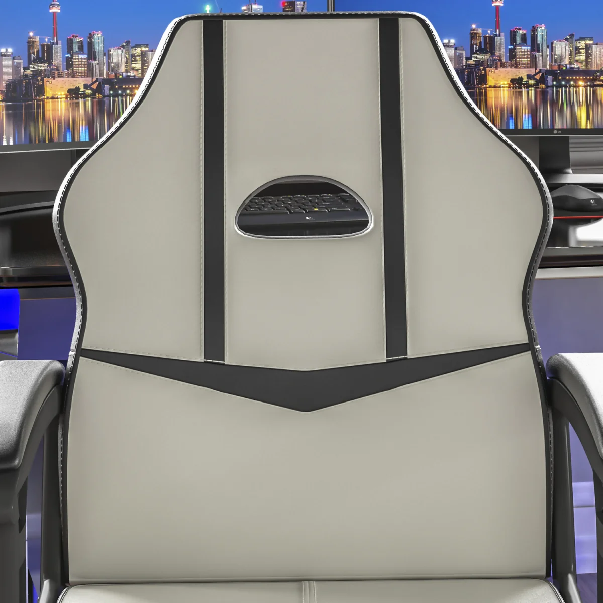 Comet Racing Gaming Chair - White – image 4