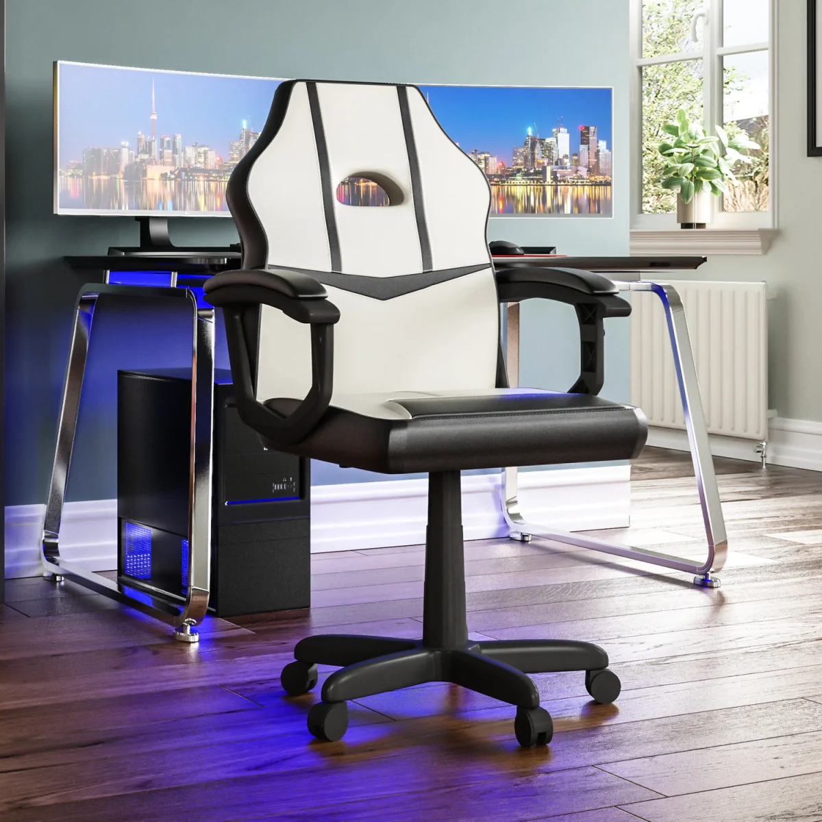 Comet Racing Gaming Chair - White – image 1