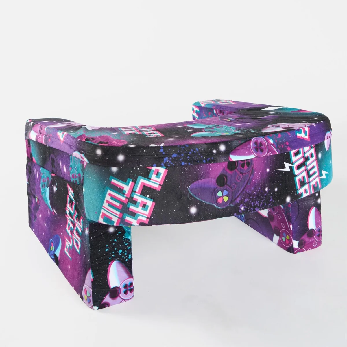 OHS Leopard Print Gaming Desk Lap Pillow - Neon – image 6