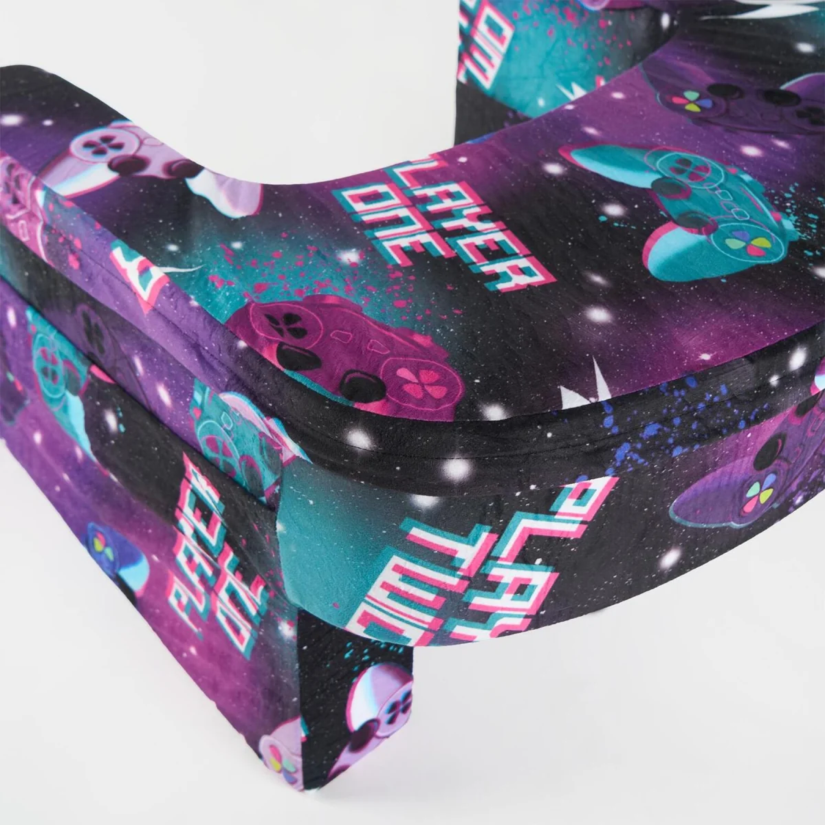 OHS Leopard Print Gaming Desk Lap Pillow - Neon – image 7