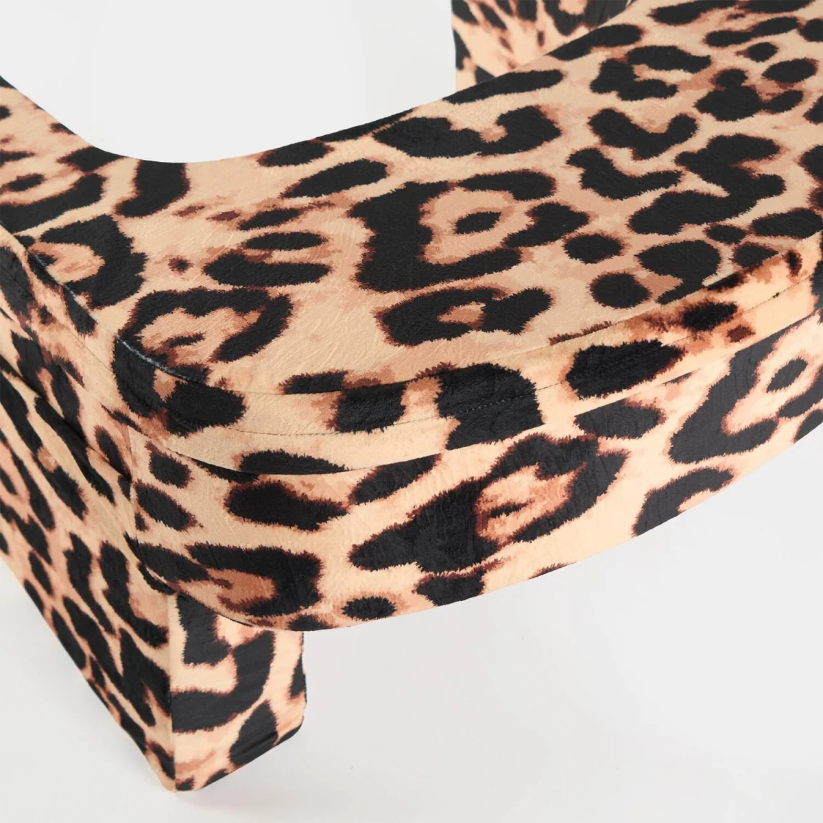 OHS Leopard Print Gaming Desk Lap Pillow - Natural – image 2