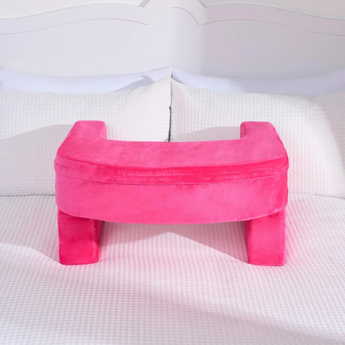 OHS Leopard Print Gaming Desk Lap Pillow - Hot Pink – image 4