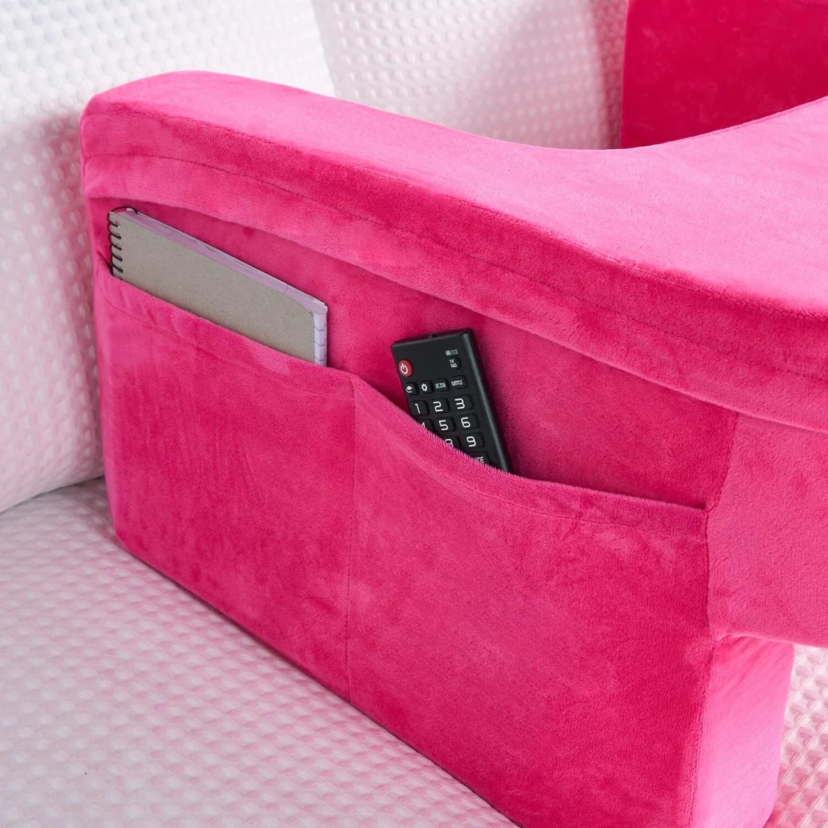 OHS Leopard Print Gaming Desk Lap Pillow - Hot Pink – image 5