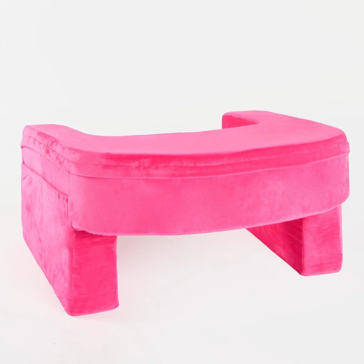 OHS Leopard Print Gaming Desk Lap Pillow - Hot Pink – image 6