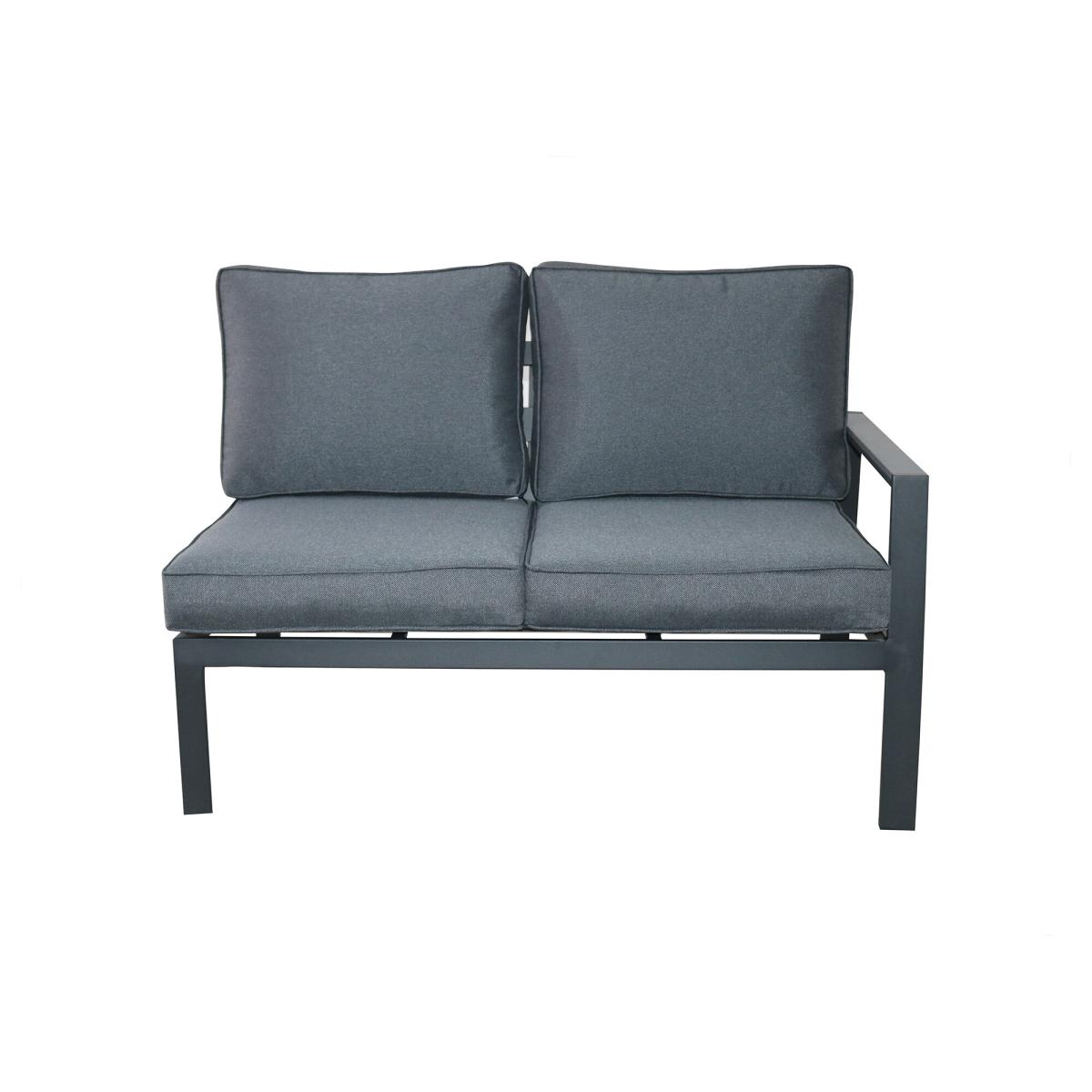 Santos Garden Rising Table Corner Sofa Set, Aluminium, Grey | Barker & Stonehouse – image 5