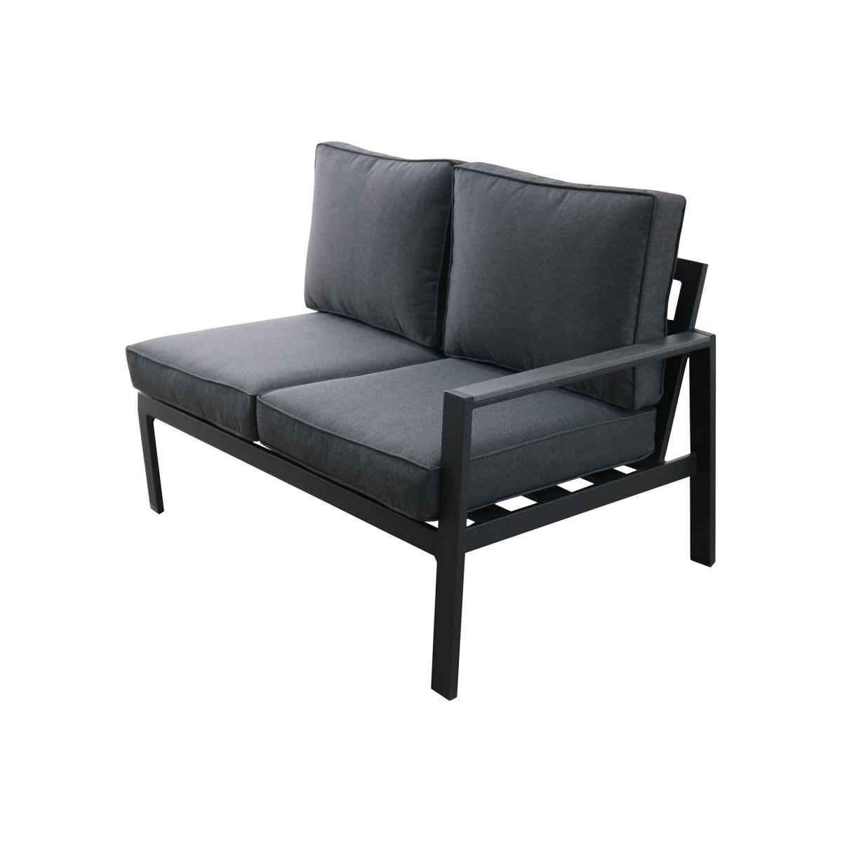 Santos Garden Rising Table Corner Sofa Set, Aluminium, Grey | Barker & Stonehouse – image 6