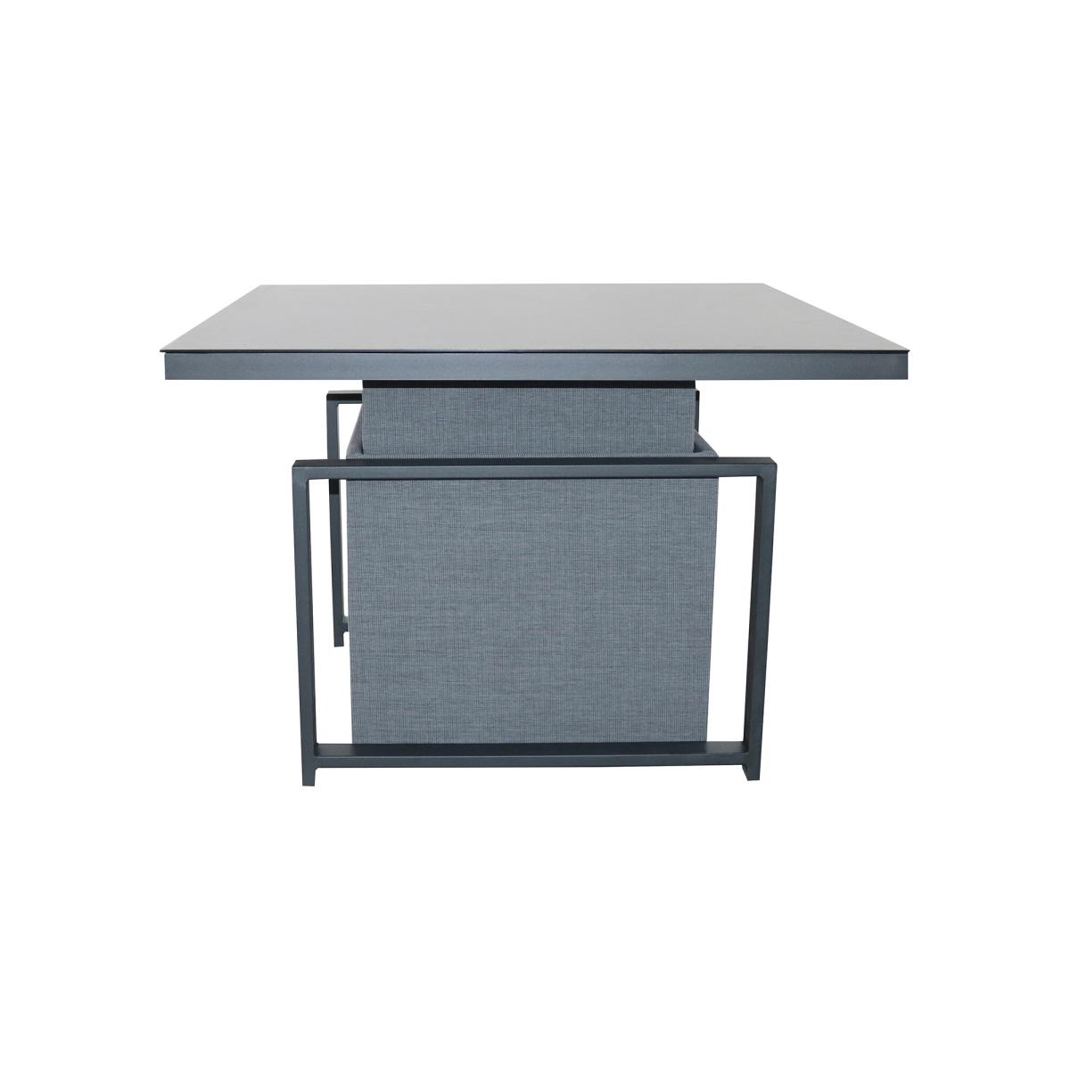 Santos Garden Rising Table Corner Sofa Set, Aluminium, Grey | Barker & Stonehouse – image 9