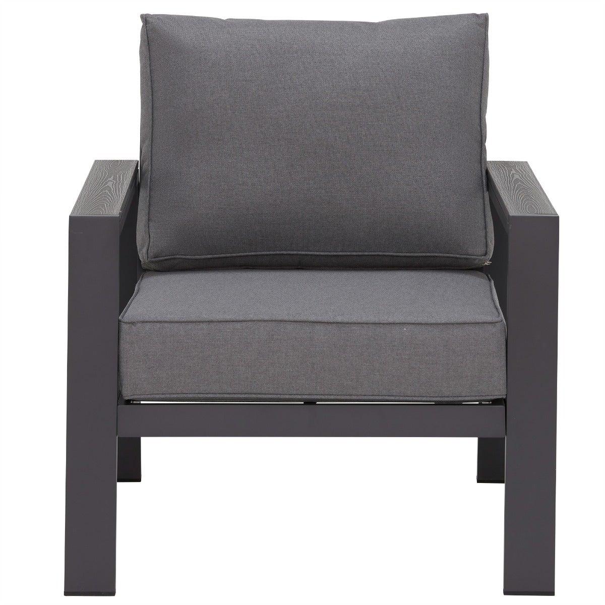 Rio Garden 4 Seater Square Firepit Set, Grey | Barker & Stonehouse – image 13