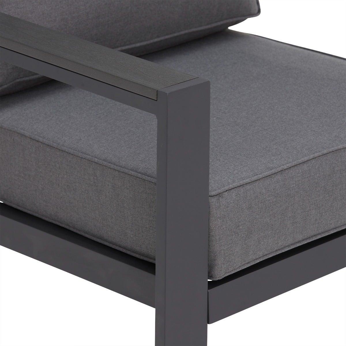 Rio Garden 4 Seater Square Firepit Set, Grey | Barker & Stonehouse – image 14
