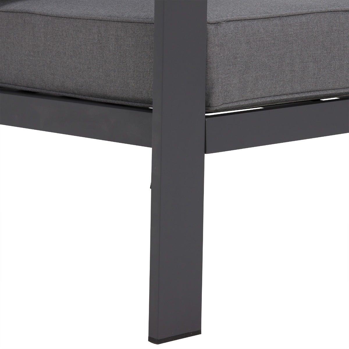Rio Garden 4 Seater Square Firepit Set, Grey | Barker & Stonehouse – image 15
