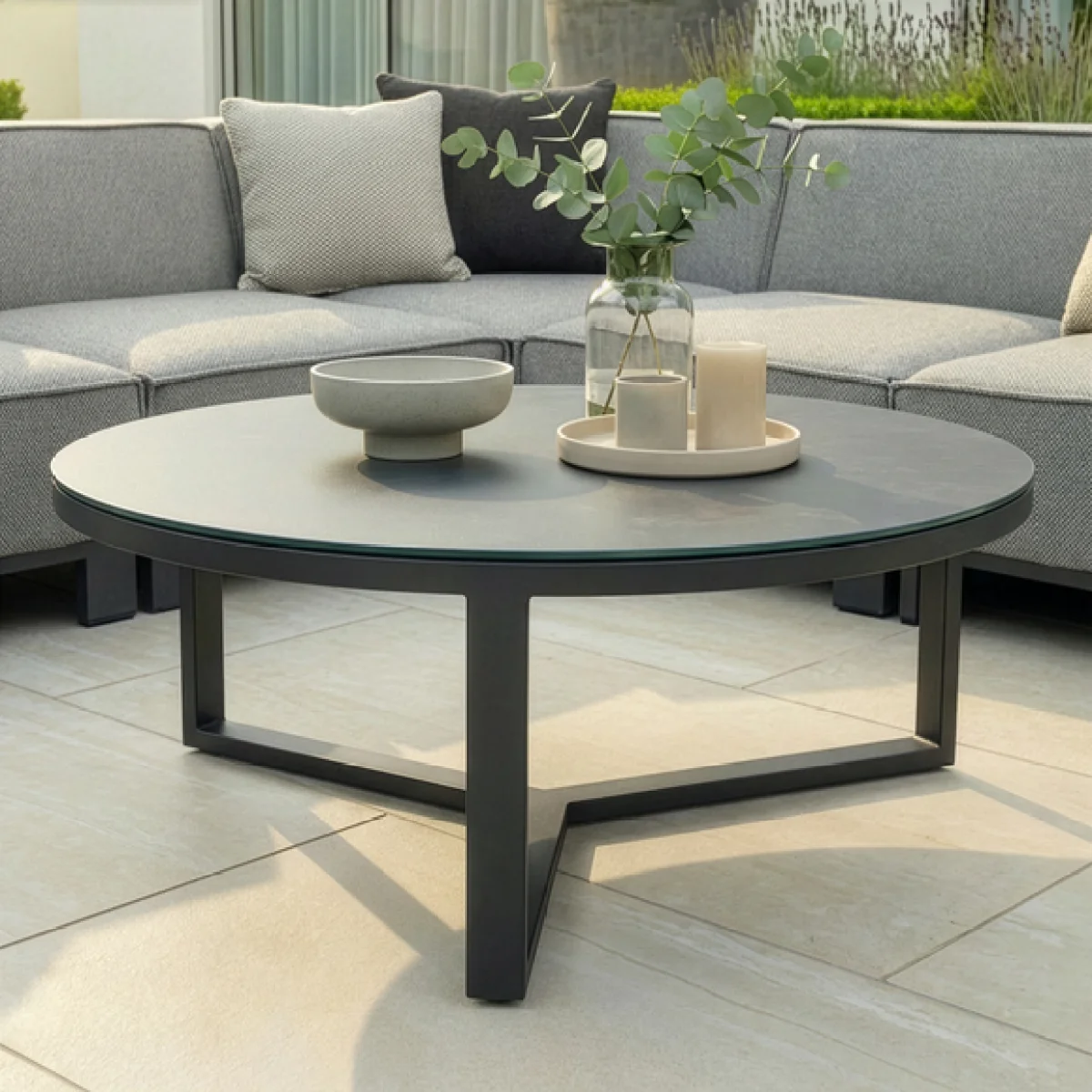 Maze Ibiza 10 Seater U-Shape Garden Sofa Set with Round Coffee Table – image 4