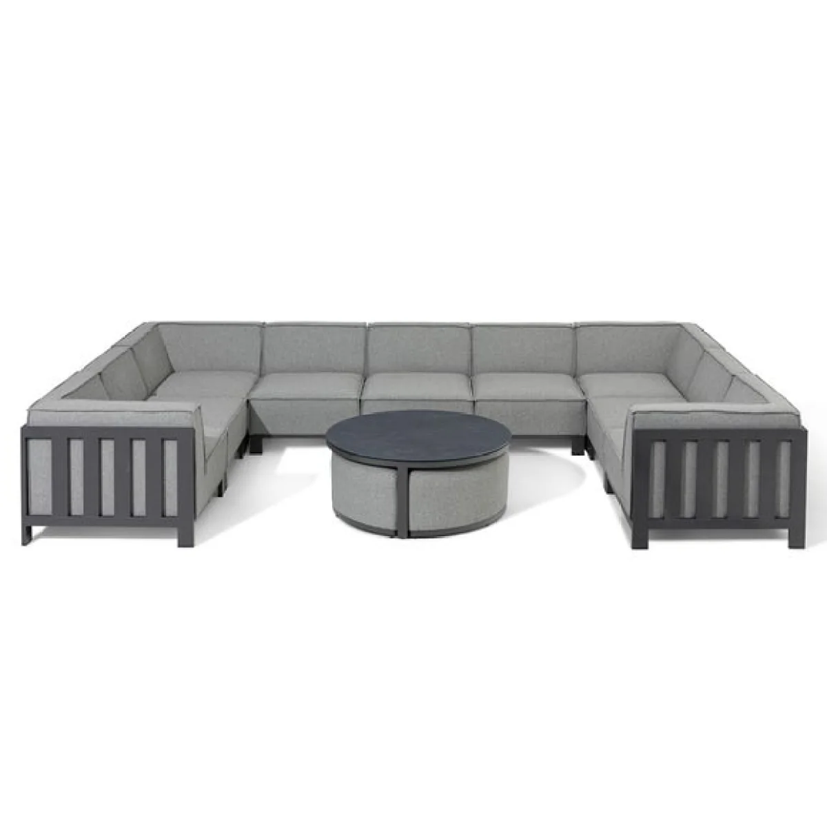 Maze Ibiza 10 Seater U-Shape Garden Sofa Set with Round Coffee Table – image 6