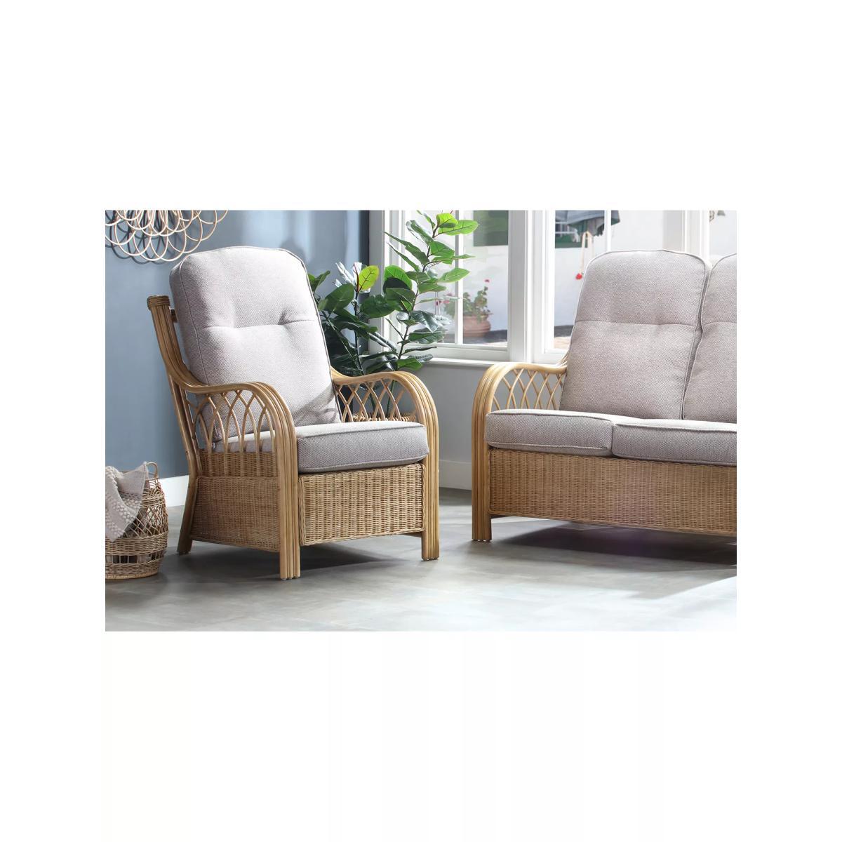 Desser Viola Rattan 4-Seater Lounging Table & Chairs Set, Natural – image 5