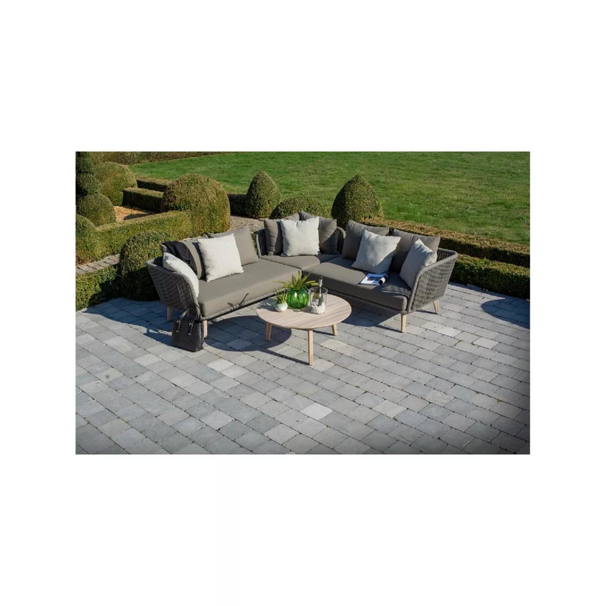 4 Seasons Outdoor Santander 5-Seater Garden Corner Lounging Set, Grey – image 6